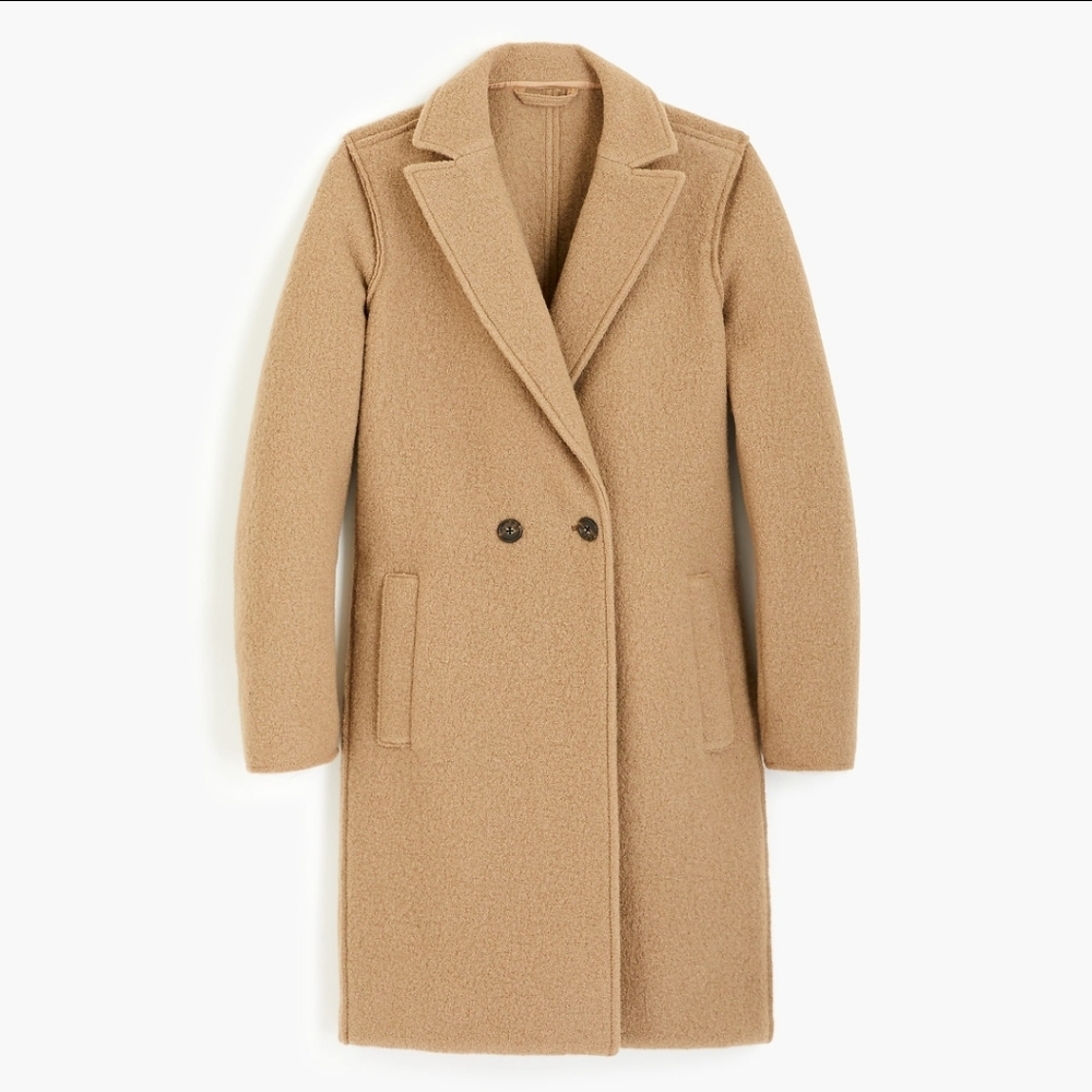 J Crew Daphne topcoat in Italian boiled wool J4864